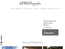 Tablet Screenshot of lf91properties.com